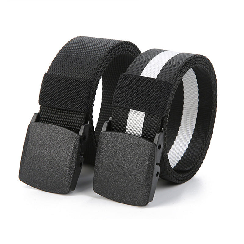 Newest Nylon Belt Non-Metal Plastic Buckle Adjustable Belts